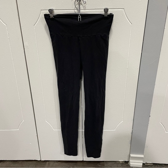 Charlotte Russe Black High Rise Cotton Leggings - Picture 1 of 7
